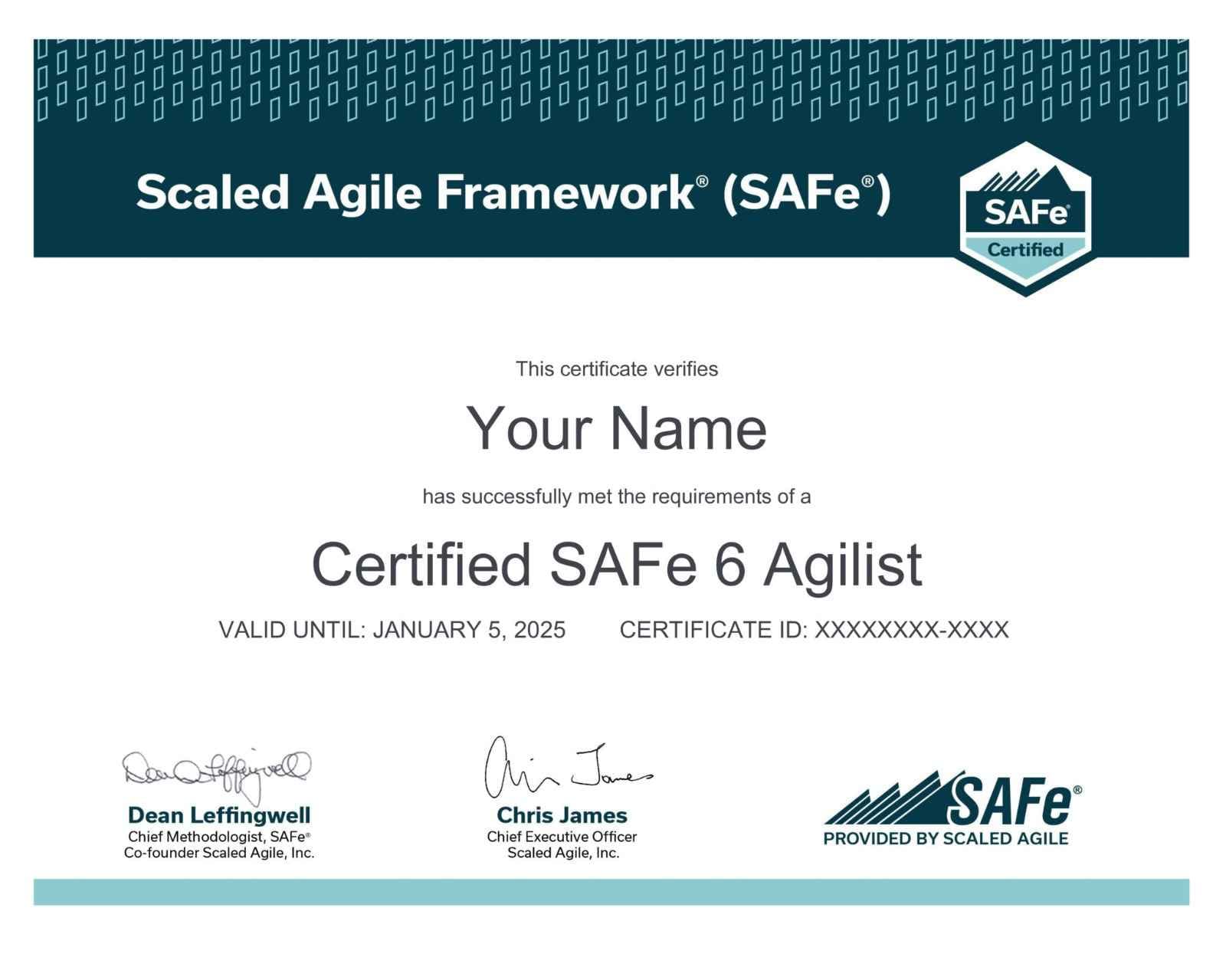 AI-Empowered SAFe® Release Train Engineer (RTE) Certification Training certificate preview